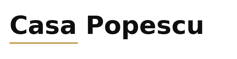 Casa Popescu logo